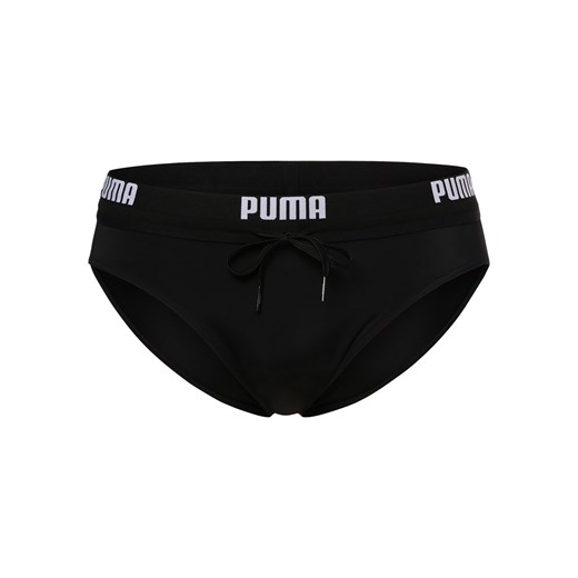 Puma Męskie kąpielówki Mężczyźni czarny jednolity ze sklepu vangraaf w kategorii Kąpielówki - zdjęcie 171595875