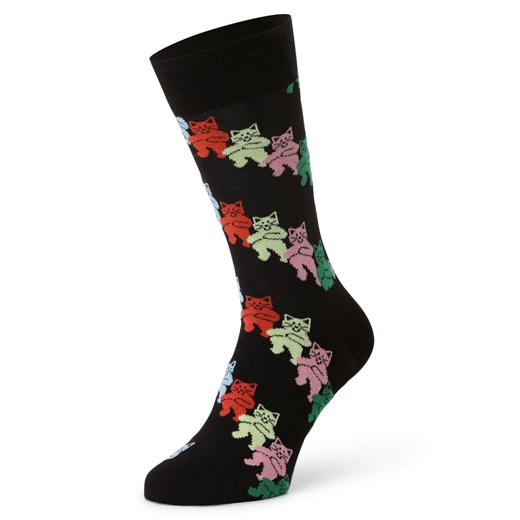 Happy Socks Skarpety z cienkiej dzianiny Kobiety,Mężczyźni czarny wzorzysty ze sklepu vangraaf w kategorii Skarpetki damskie - zdjęcie 171595887