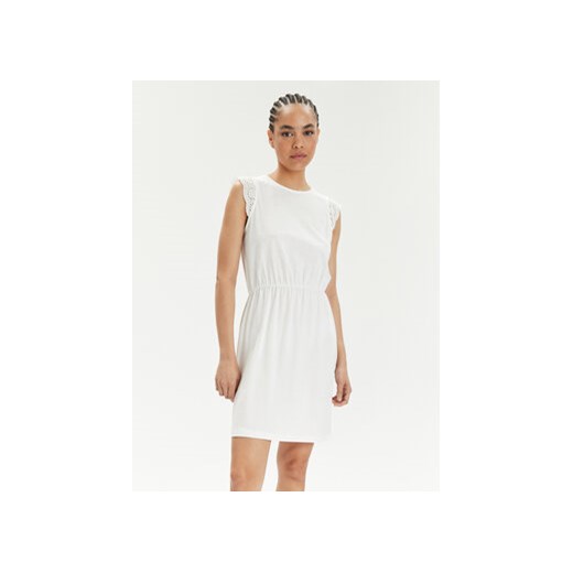 Vero Moda Sukienka letnia Emily 10305216 Biały Regular Fit ze sklepu MODIVO w kategorii Sukienki - zdjęcie 171596466