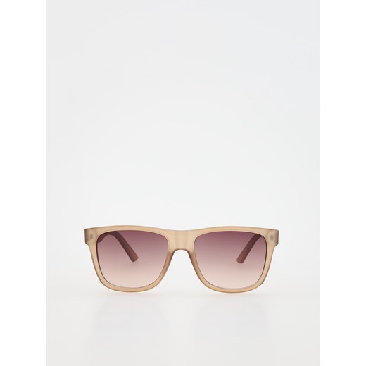 Reserved - Okulary przeciwsłoneczne WAYFARER - beżowy ze sklepu Reserved w kategorii Okulary przeciwsłoneczne męskie - zdjęcie 171596989