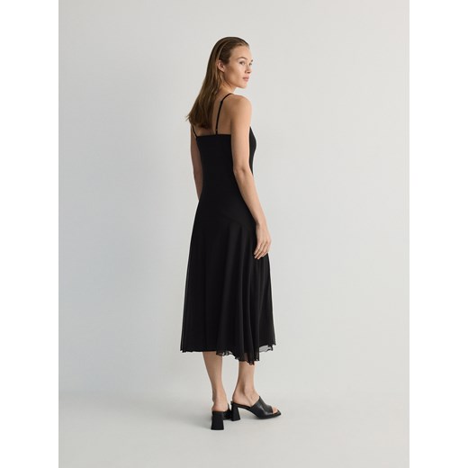 Reserved - Dzianinowa sukienka maxi - czarny ze sklepu Reserved w kategorii Sukienki - zdjęcie 171597237