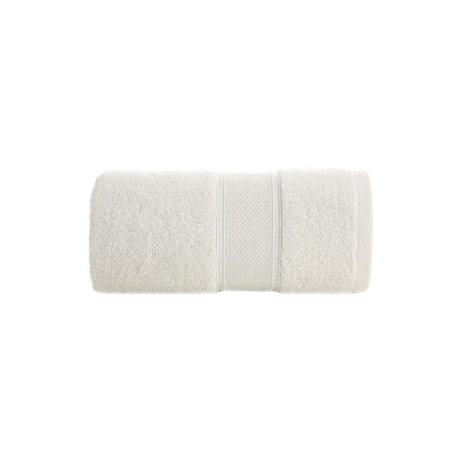 Ręcznik kąpielowy LIANA z bawełny 70x140 cm kremowy ze sklepu 5.10.15 w kategorii Ręczniki - zdjęcie 171598116