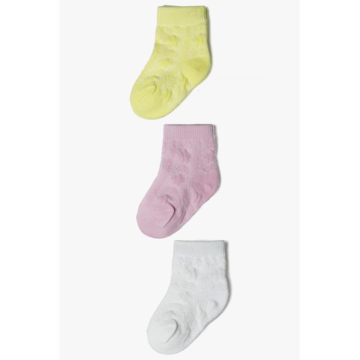 Skarpetki dla niemowlaka- różowe, białe, żółte - 5.10.15. ze sklepu 5.10.15 w kategorii Skarpetki dziecięce - zdjęcie 171598215