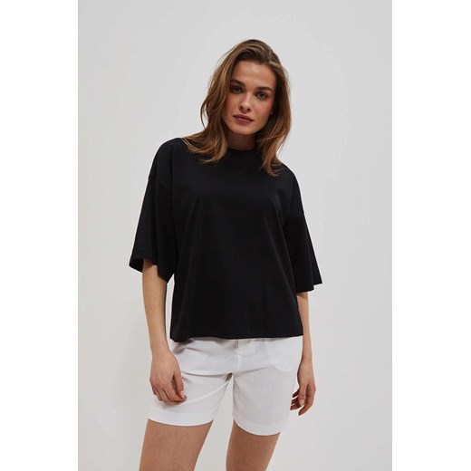Klasyczny czarny tshirt damski ze sklepu 5.10.15 w kategorii Bluzki damskie - zdjęcie 171598257