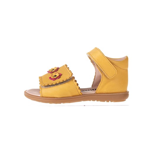 kmins Skórzane sandały w kolorze żółtym ze sklepu Limango Polska w kategorii Sandały dziecięce - zdjęcie 171598536