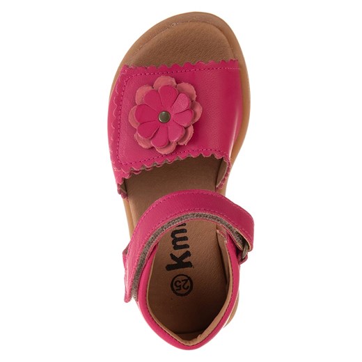 kmins Skórzane sandały w kolorze różowym Kmins 33 wyprzedaż Limango Polska