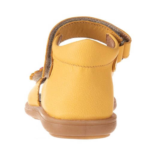 kmins Skórzane sandały w kolorze żółtym Kmins 27 wyprzedaż Limango Polska