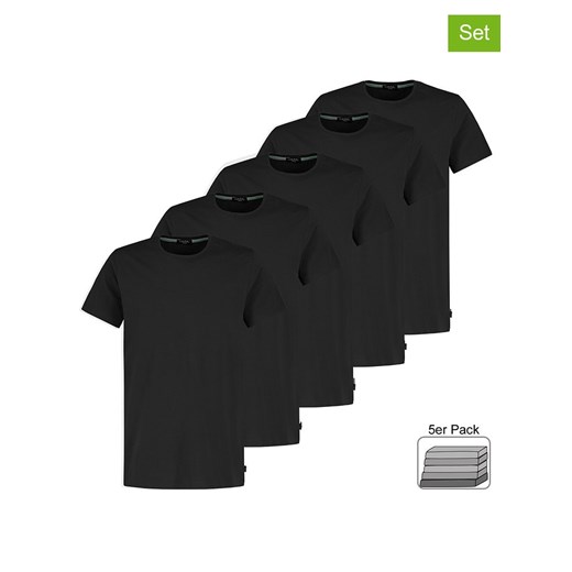 Sublevel Koszulki (5 szt.) w kolorze czarnym ze sklepu Limango Polska w kategorii T-shirty męskie - zdjęcie 171598908