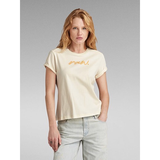 G-Star Koszulka w kolorze kremowym ze sklepu Limango Polska w kategorii Bluzki damskie - zdjęcie 171599169