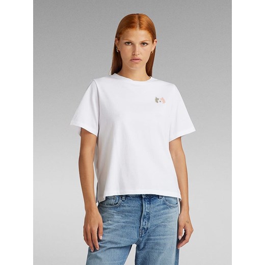 G-Star Koszulka w kolorze białym ze sklepu Limango Polska w kategorii Bluzki damskie - zdjęcie 171599205
