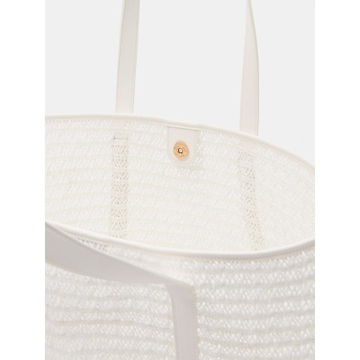 Mohito - Torebka z kosmetyczką - biały ze sklepu Mohito w kategorii Torby Shopper bag - zdjęcie 171610128