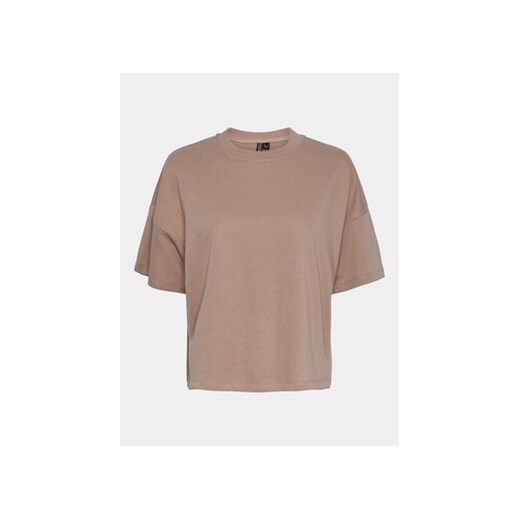 Pieces T-Shirt Chilli Summer 17118870 Beżowy Loose Fit ze sklepu MODIVO w kategorii Bluzki damskie - zdjęcie 171611528