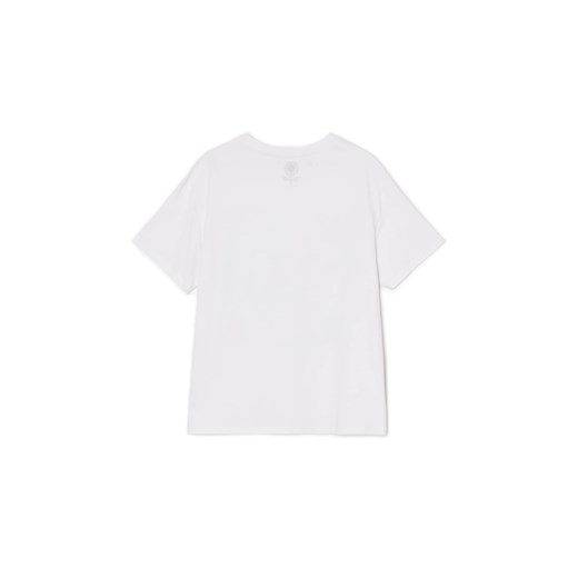 Cropp - Biały t-shirt Red Hot Chilli Peppers - biały Cropp S Cropp