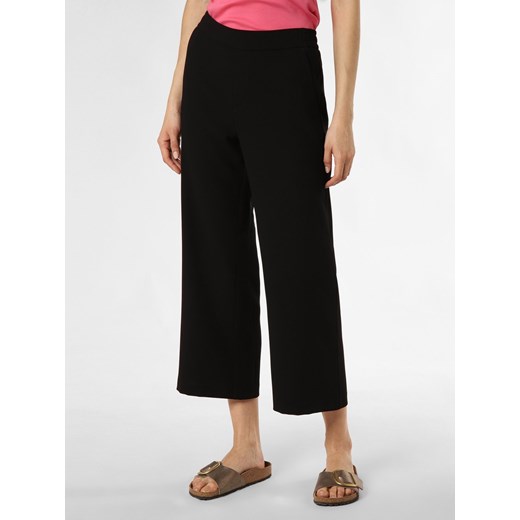 MAC Spodnie Kobiety czarny jednolity ze sklepu vangraaf w kategorii Spodnie damskie - zdjęcie 171689259
