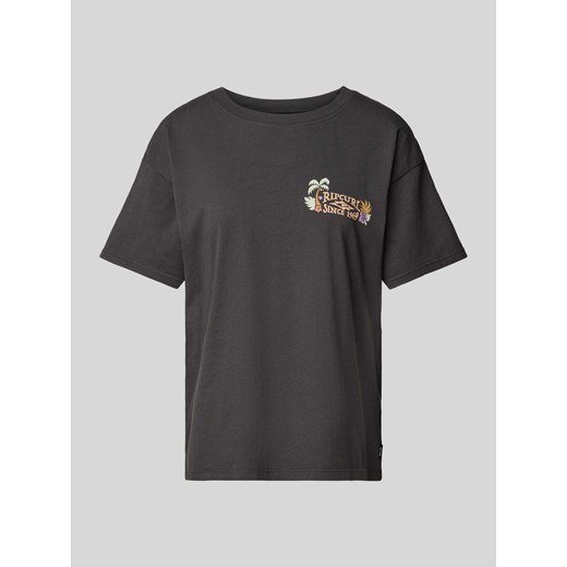 T-shirt z nadrukiem z logo ze sklepu Peek&Cloppenburg  w kategorii Bluzki damskie - zdjęcie 171689429
