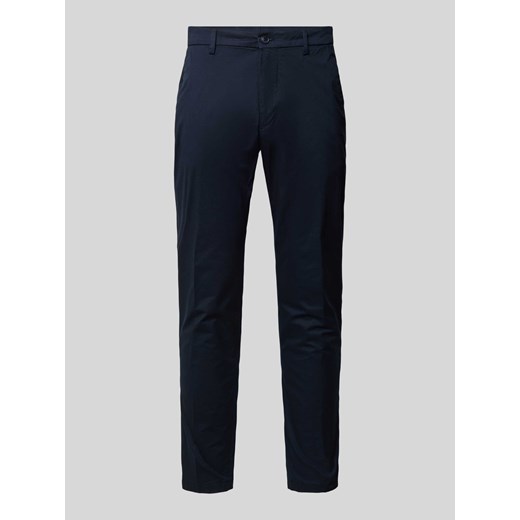 Spodnie w jednolitym kolorze model ‘Ajend’ ze sklepu Peek&Cloppenburg  w kategorii Spodnie męskie - zdjęcie 171689436
