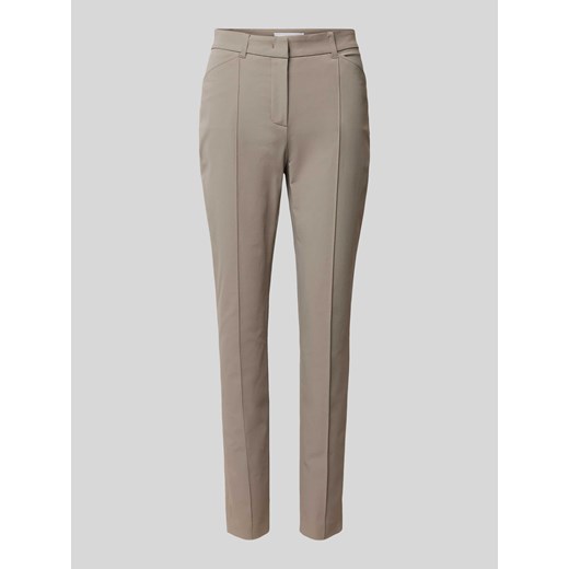 Spodnie materiałowe z wpuszczanymi kieszeniami model ‘ANINA’ ze sklepu Peek&Cloppenburg  w kategorii Spodnie damskie - zdjęcie 171689446