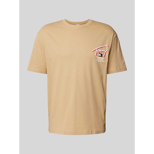 T-shirt z nadrukiem z logo ze sklepu Peek&Cloppenburg  w kategorii T-shirty męskie - zdjęcie 171689567