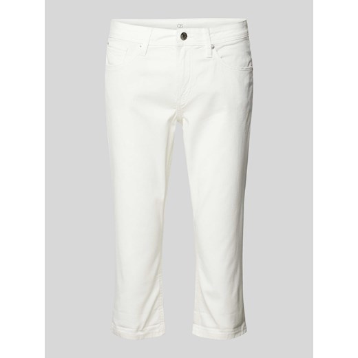 Spodnie capri w jednolitym kolorze ze sklepu Peek&Cloppenburg  w kategorii Spodnie damskie - zdjęcie 171689646