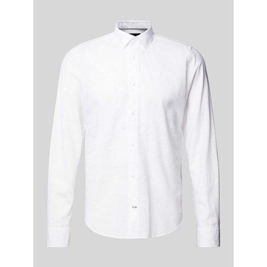 Koszula biznesowa o kroju slim fit w jednolitym kolorze ze sklepu Peek&Cloppenburg  w kategorii Koszule męskie - zdjęcie 171689797
