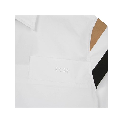 Hugo Boss Kids Koszula w kolorze czarno-biało-jasnobrązowym 116 Limango Polska wyprzedaż