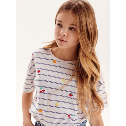 Sinsay - Koszulka - wielobarwny ze sklepu Sinsay w kategorii Bluzki dziewczęce - zdjęcie 171693408
