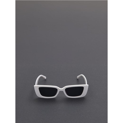 Sinsay - Okulary przeciwsłoneczne - biały ze sklepu Sinsay w kategorii Okulary przeciwsłoneczne damskie - zdjęcie 171693579