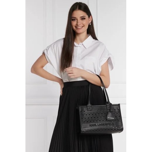 Karl Lagerfeld Skórzany kuferek Karl Lagerfeld OS okazja Gomez Fashion Store