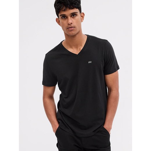 GAP Koszulka w kolorze czarnym ze sklepu Limango Polska w kategorii T-shirty męskie - zdjęcie 171699157