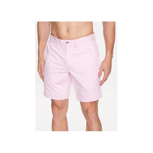 Polo Ralph Lauren Szorty materiałowe 710799213010 Różowy Slim Fit ze sklepu MODIVO w kategorii Spodenki męskie - zdjęcie 171699529