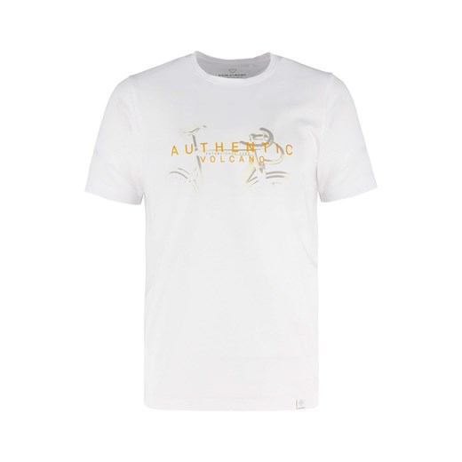 T-shirt męski Volcano w stylu młodzieżowym z krótkimi rękawami na wiosnę 