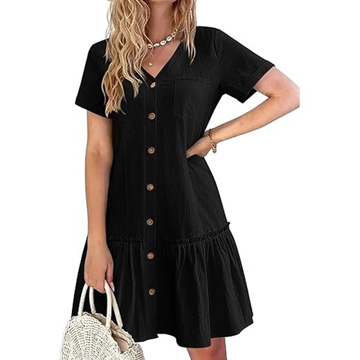 Sukienka GARMOLDA BLACK ze sklepu Ivet Shop w kategorii Sukienki - zdjęcie 171702375