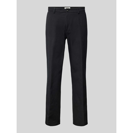 Spodnie do garnituru z prostą nogawką i zakładkami w pasie model ‘Ole’ ze sklepu Peek&Cloppenburg  w kategorii Spodnie męskie - zdjęcie 171702607