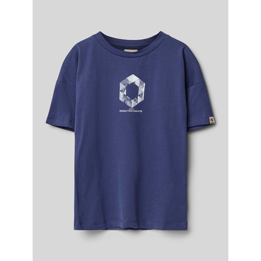 T-shirt z nadrukiem z motywem i okrągłym dekoltem ze sklepu Peek&Cloppenburg  w kategorii T-shirty chłopięce - zdjęcie 171702768