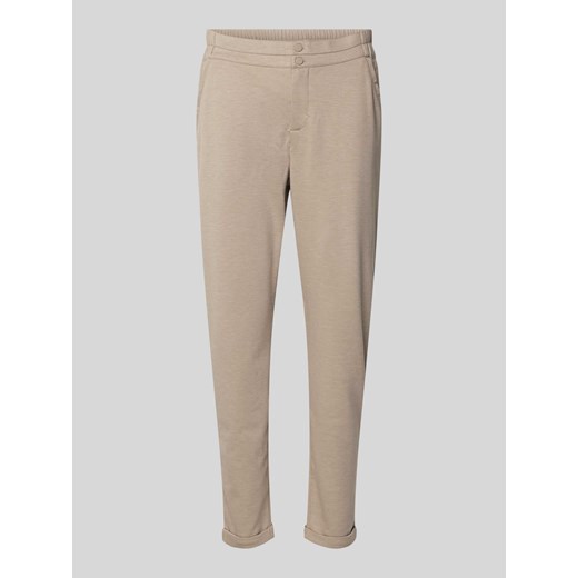 Spodnie materiałowe o kroju regular fit z elastycznym pasem model ‘NANNI’ ze sklepu Peek&Cloppenburg  w kategorii Spodnie damskie - zdjęcie 171702905