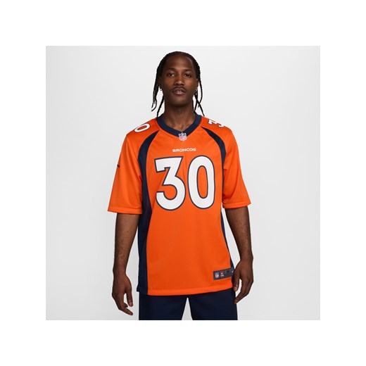 Męska koszulka meczowa do futbolu amerykańskiego NFL Denver Broncos (Phillip Lindsay) - Pomarańczowy ze sklepu Nike poland w kategorii T-shirty męskie - zdjęcie 171703356