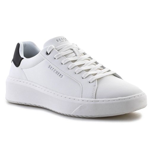 Buty Skechers Court Break - Suit Sneaker 183175-WHT białe ze sklepu ButyModne.pl w kategorii Trampki męskie - zdjęcie 171703735