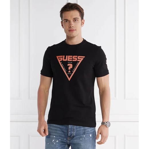 GUESS ACTIVE T-shirt QUEENCIE | Slim Fit ze sklepu Gomez Fashion Store w kategorii T-shirty męskie - zdjęcie 171705476