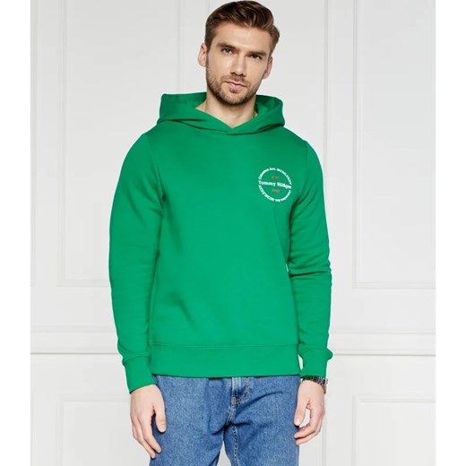 Bluza męska zielona Tommy Hilfiger w stylu młodzieżowym 