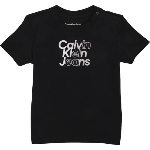 CALVIN KLEIN JEANS T-shirt | Regular Fit ze sklepu Gomez Fashion Store w kategorii Bluzki dziewczęce - zdjęcie 171706259