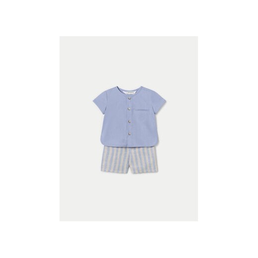 Mayoral Komplet koszula i szorty materiałowe 1219 Niebieski Regular Fit ze sklepu MODIVO w kategorii Komplety niemowlęce - zdjęcie 171706946