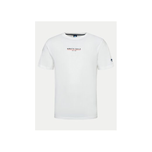 North Sails T-Shirt 692974 Biały Comfort Fit ze sklepu MODIVO w kategorii T-shirty męskie - zdjęcie 171706998