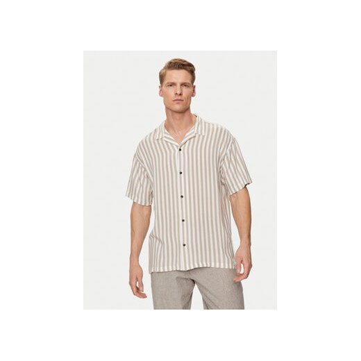 Jack&Jones Koszula Jeff 12249367 Beżowy Relaxed Fit ze sklepu MODIVO w kategorii Koszule męskie - zdjęcie 171707188