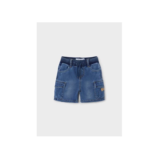NAME IT Szorty jeansowe Nmmben 13212547 Niebieski Baggy Fit ze sklepu MODIVO w kategorii Spodenki niemowlęce - zdjęcie 171707238