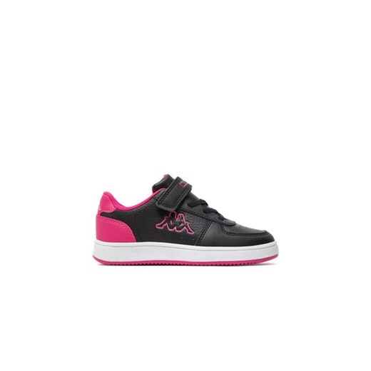 Kappa Sneakersy Logo Malone Ev Kid 36185LW Czarny ze sklepu MODIVO w kategorii Buty sportowe dziecięce - zdjęcie 171707329