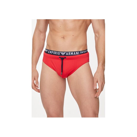 Emporio Armani Underwear Kąpielówki 211734 4R404 00774 Czerwony ze sklepu MODIVO w kategorii Kąpielówki - zdjęcie 171707347
