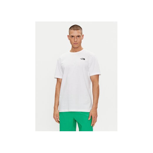 The North Face T-Shirt Redbox NF0A87NV Biały Regular Fit ze sklepu MODIVO w kategorii T-shirty męskie - zdjęcie 171707428