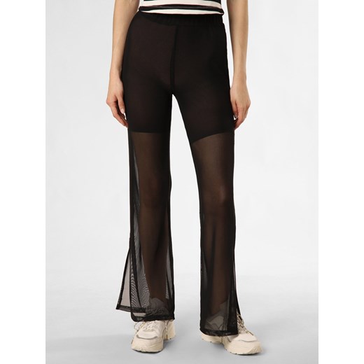 Aygill's Spodnie Kobiety Dzianina czarny jednolity ze sklepu vangraaf w kategorii Spodnie damskie - zdjęcie 171708058