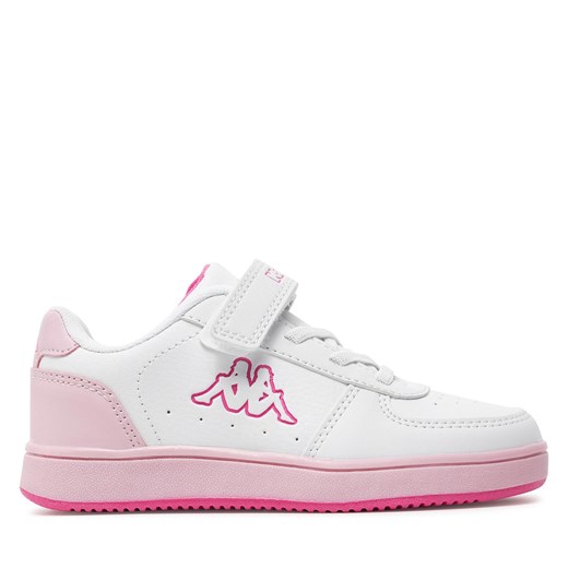 Sneakersy Kappa Logo Malone Ev Kid 36185LW White/Pink Rose A0H ze sklepu eobuwie.pl w kategorii Buty sportowe dziecięce - zdjęcie 171708426