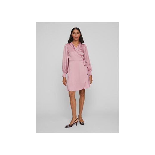 Vila Sukienka koktajlowa Enna 14084510 Różowy Regular Fit ze sklepu MODIVO w kategorii Sukienki - zdjęcie 171708798